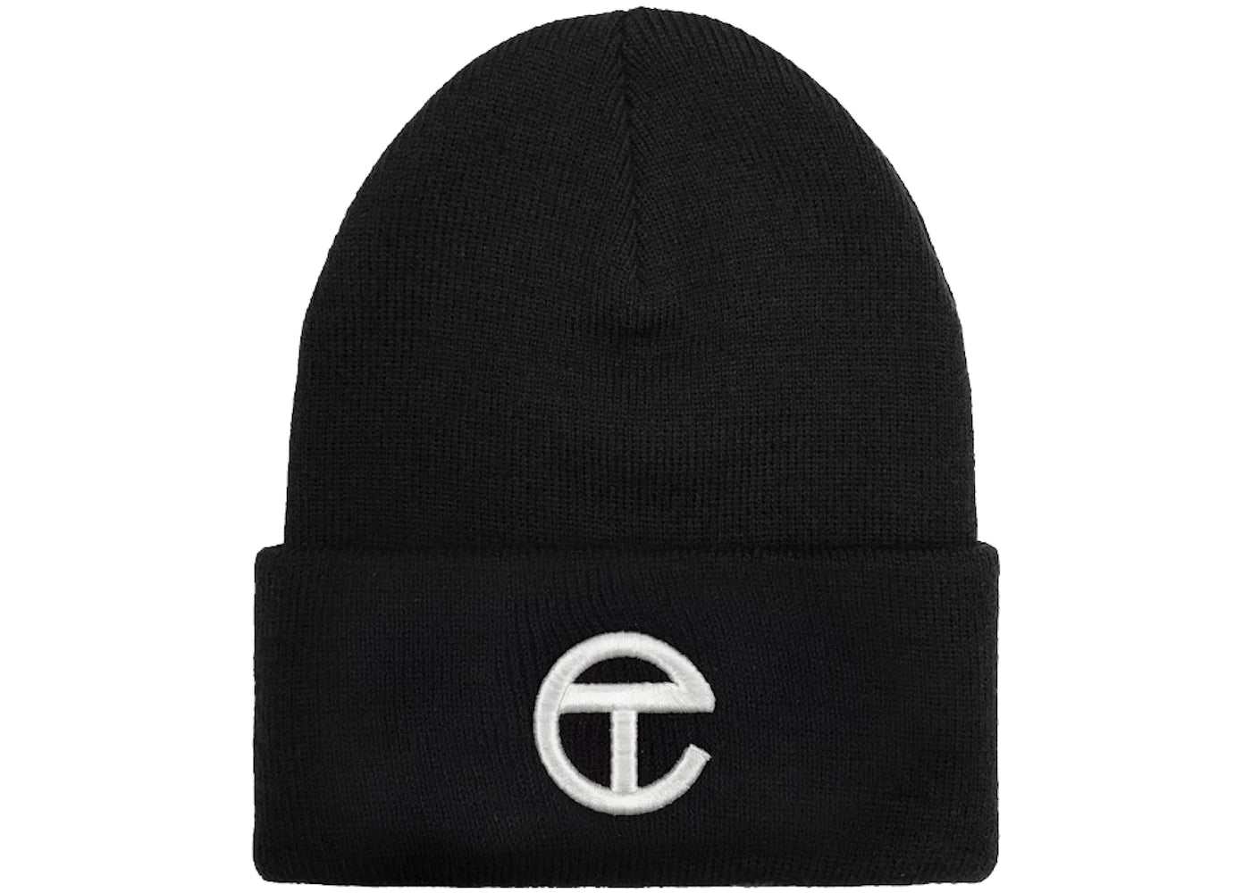 Telfar Beanie Embroidered Black/White