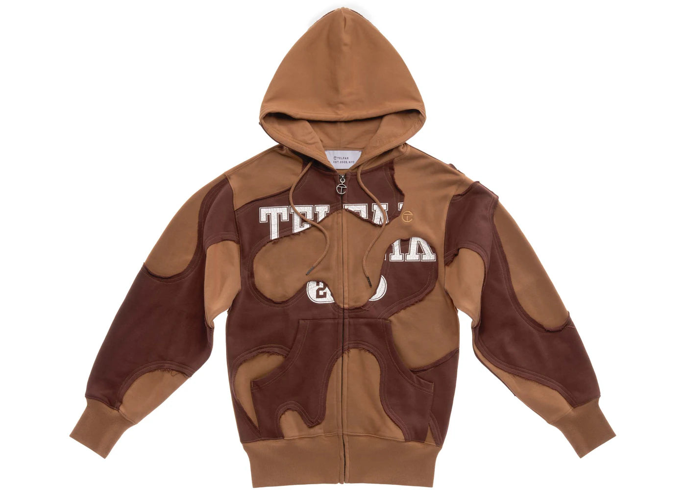 Telfar Camo Hoodie Chocolate