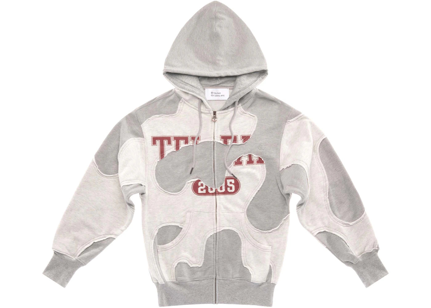 Telfar Camo Hoodie Heather Grey