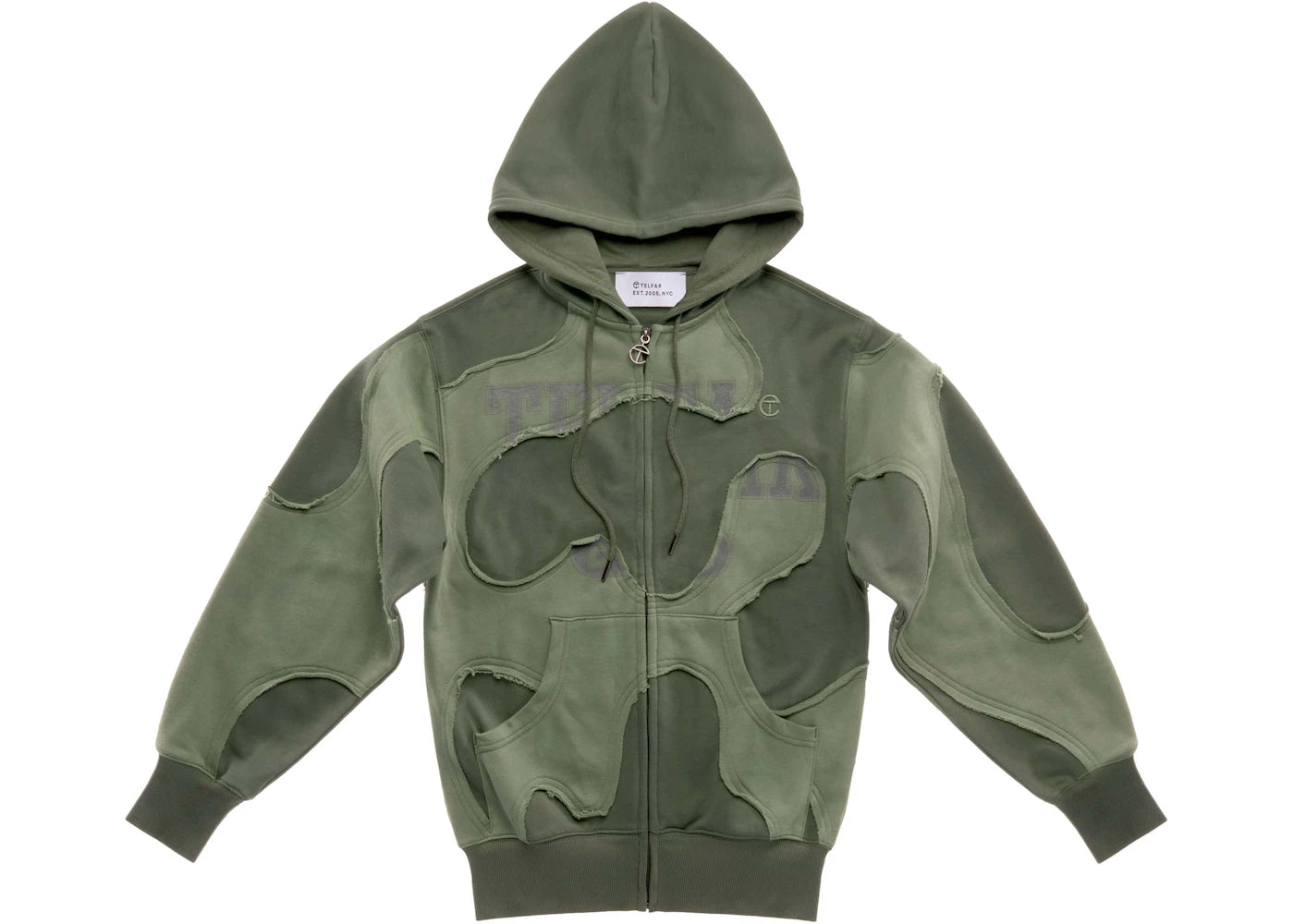 Telfar Camo Hoodie Olive Drab