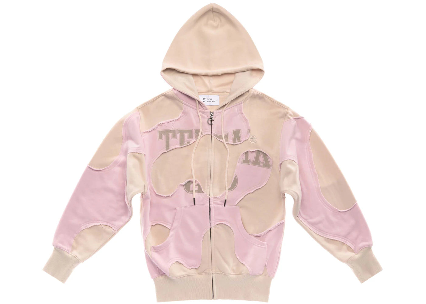 Telfar Camo Hoodie Pink/Sand