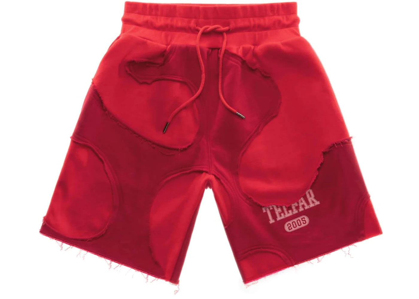 Telfar Camo Sweatshort Red