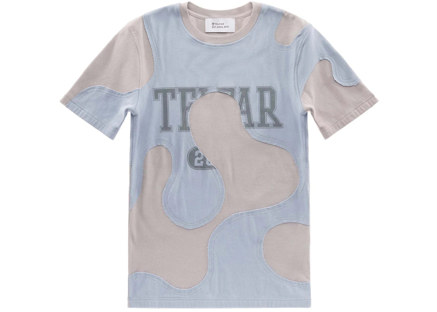 Telfar Camo T-shirt Blue/Bone