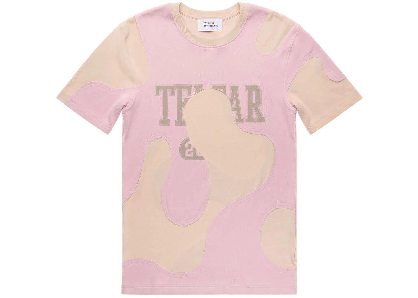 Telfar Camo T-shirt Pink/Sand