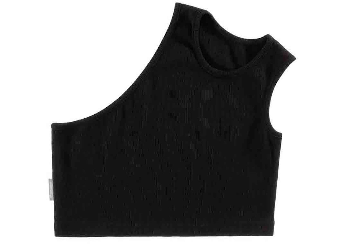 Telfar Cropped Half Tank Black