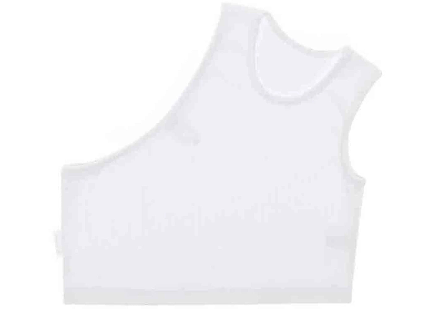 Telfar Cropped Half Tank White