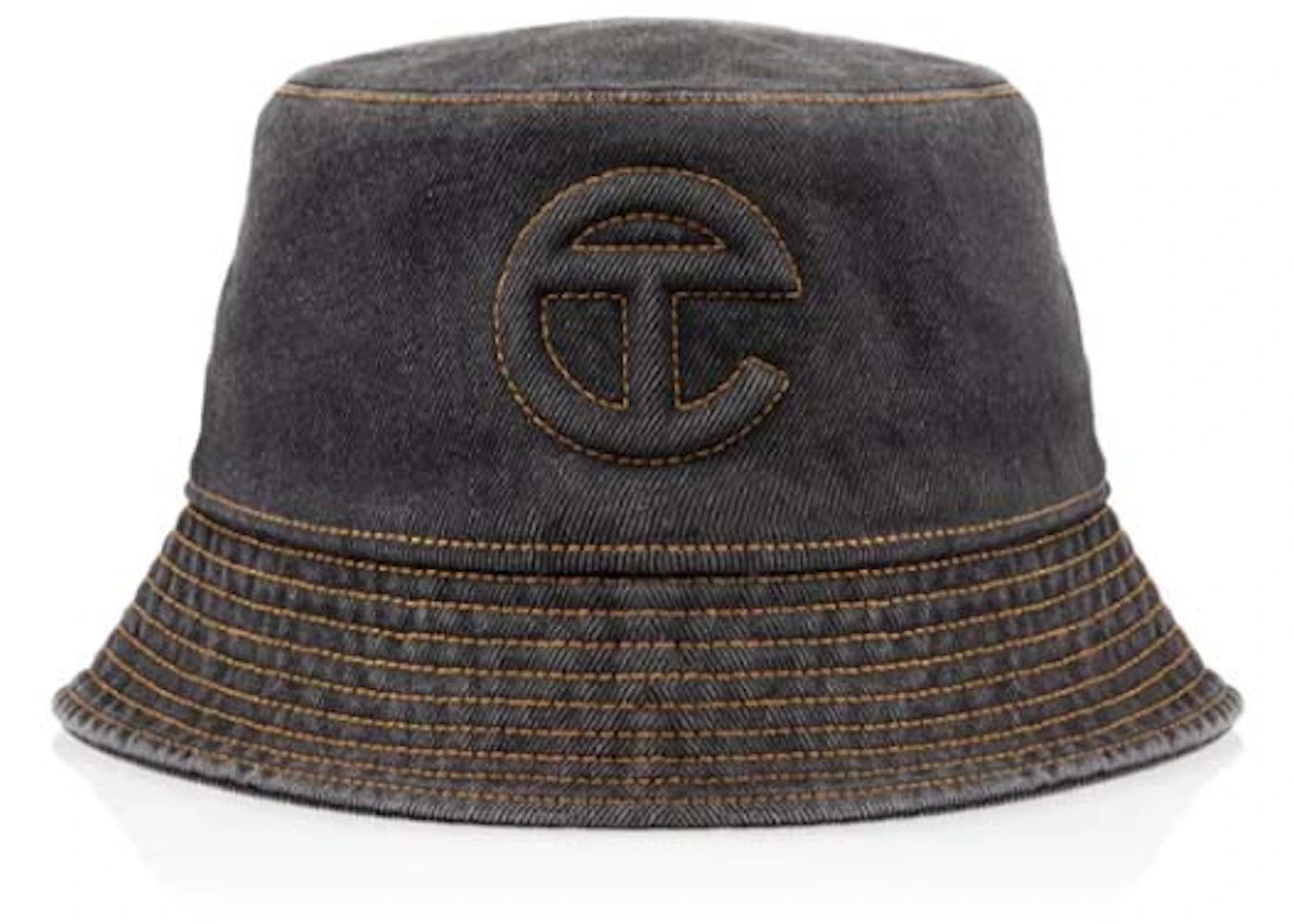 Telfar Denim Bucket Hat Black