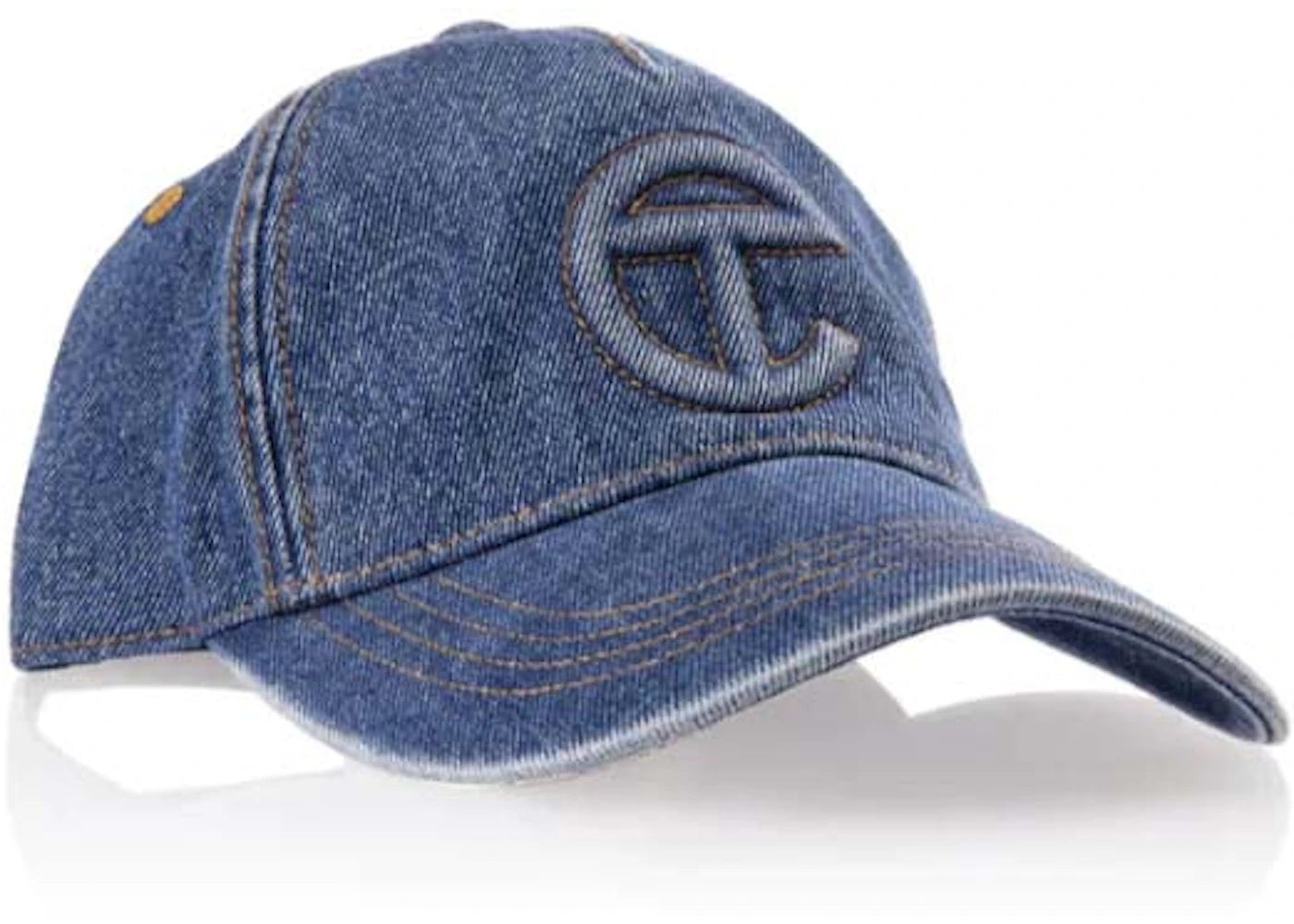 Telfar Denim Logo Hat Blue