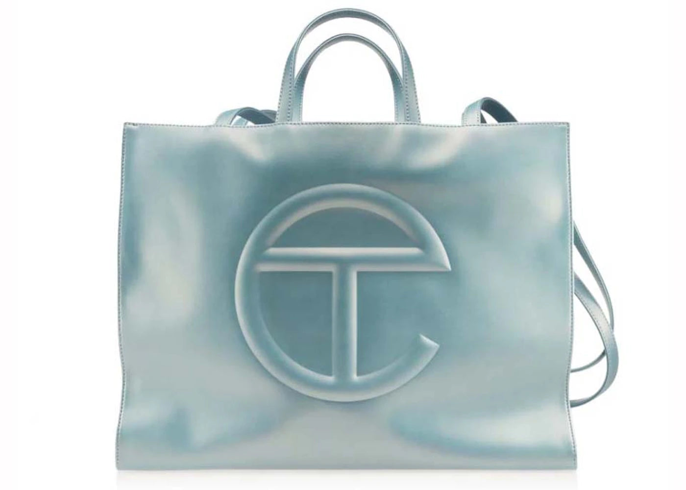 Telfar Large Shopping Bag Blue Ray