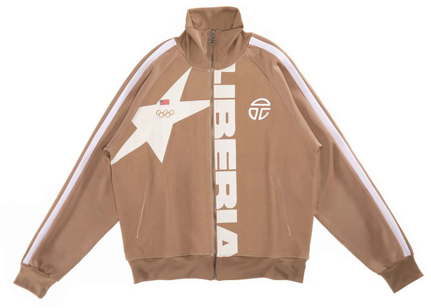 Telfar Liberia Track Jacket Sand