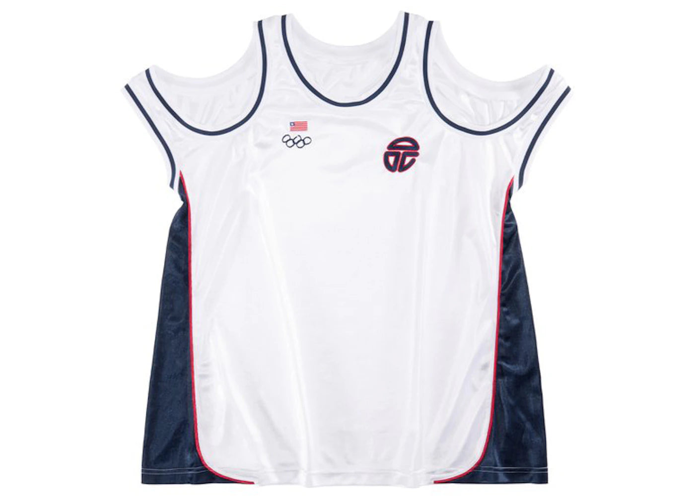 Telfar Liberia Triple Jersey White
