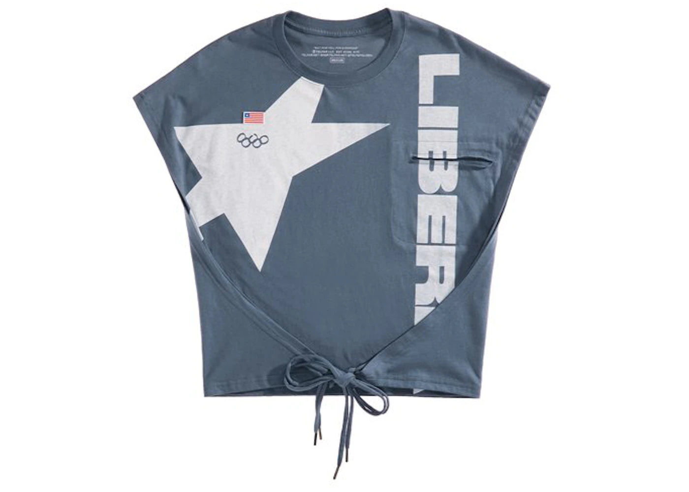 Telfar Liberia Wrap T Navy