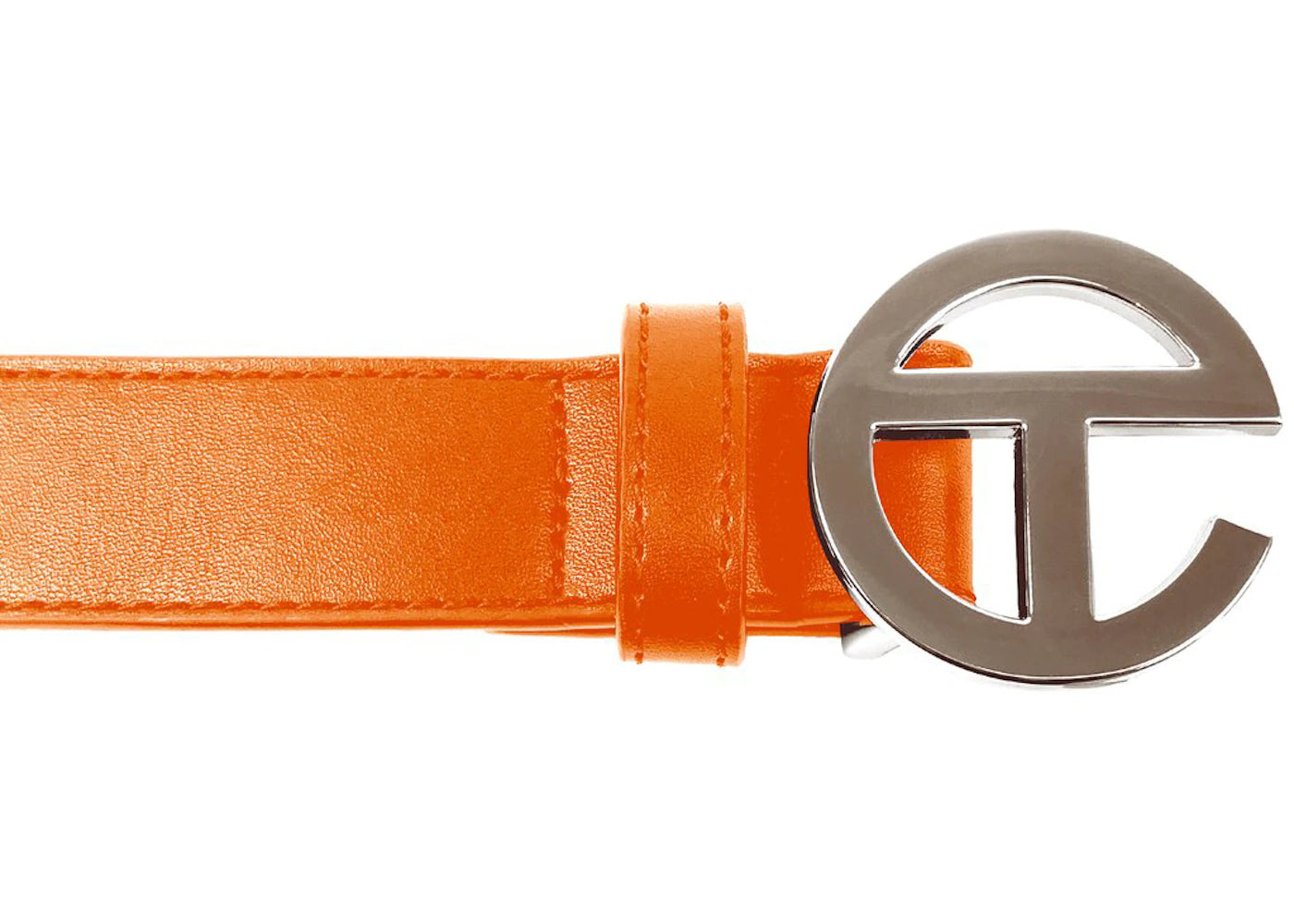 Telfar Logo Belt Orange