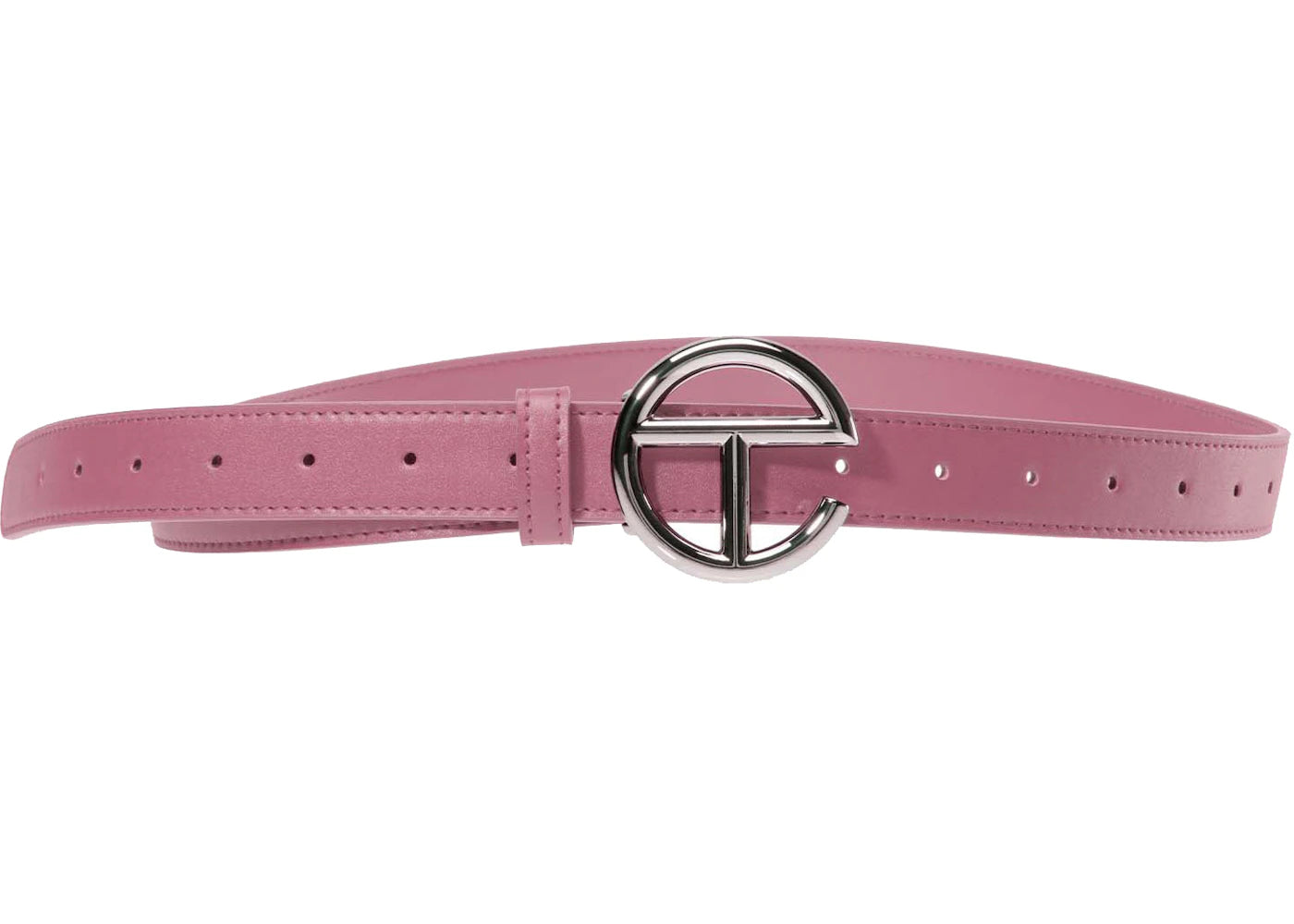 Telfar Logo Belt Silver/Corned Beef