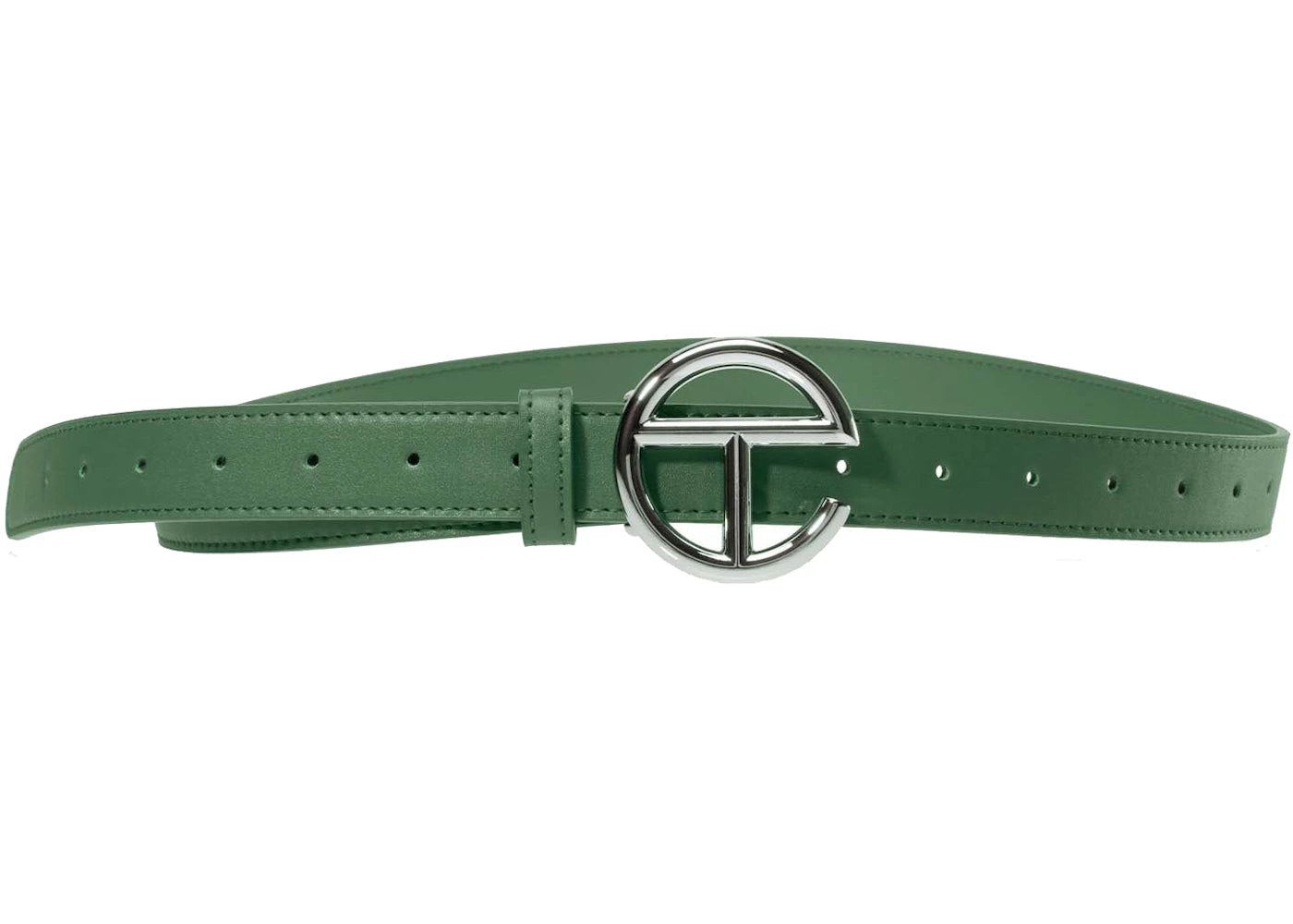 Telfar Logo Belt Silver/Leaf