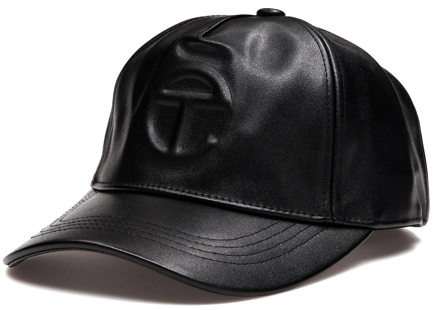 Telfar Logo Embossed Hat Black