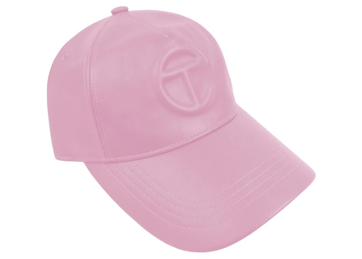 Telfar Logo Embossed Hat Bubblegum Pink