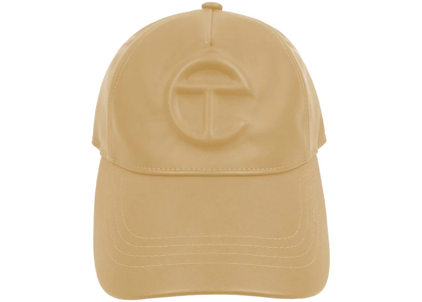 Telfar Logo Embossed Hat Cream