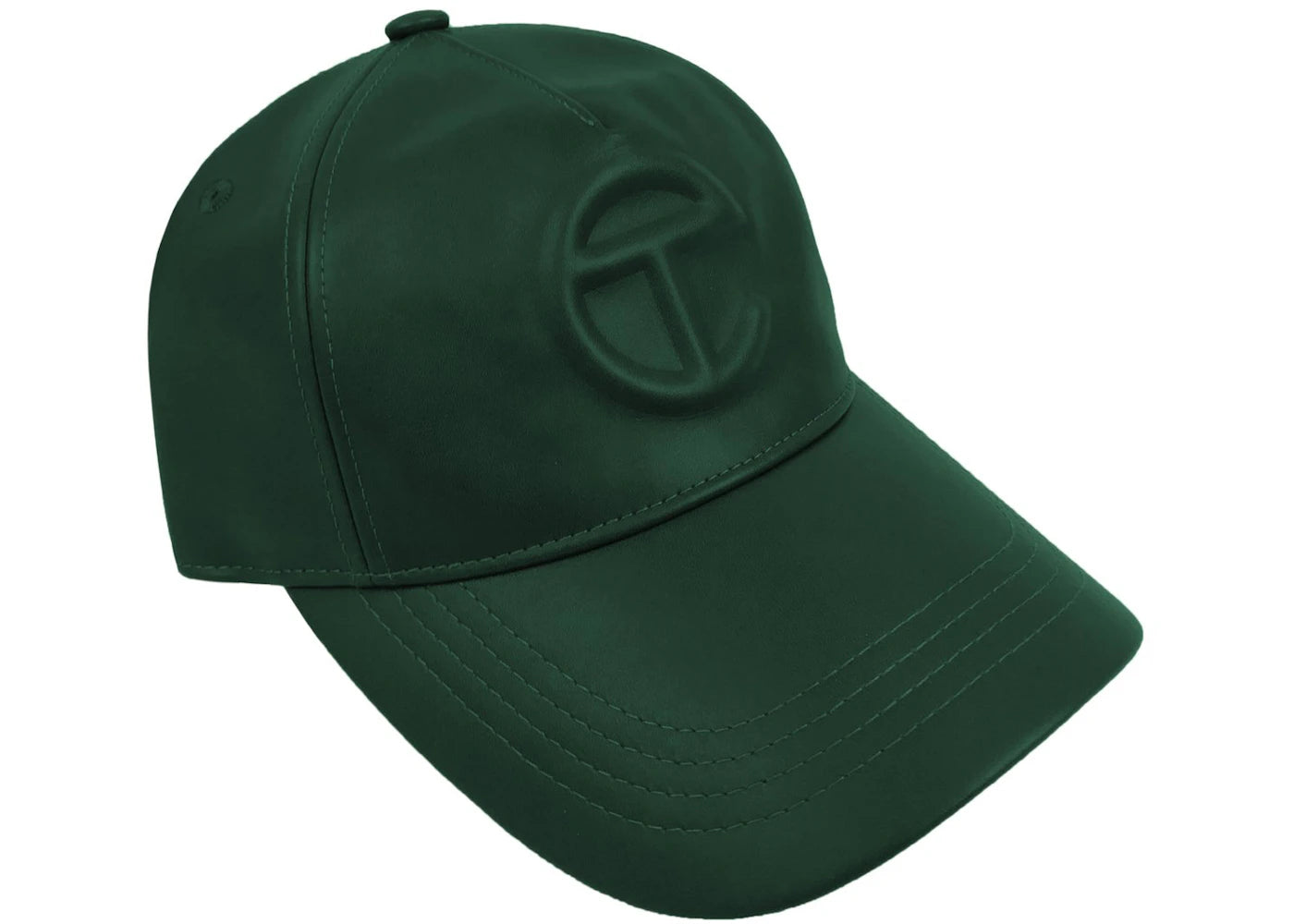 Telfar Logo Embossed Hat Dark Olive