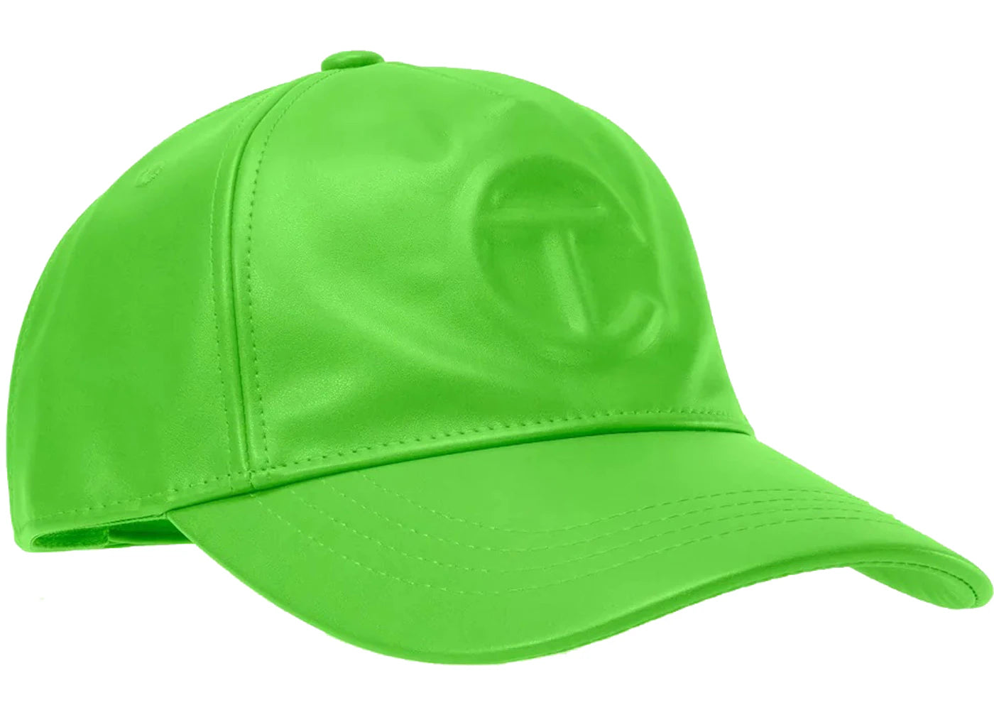 Telfar Logo Embossed Hat Highlighter Green