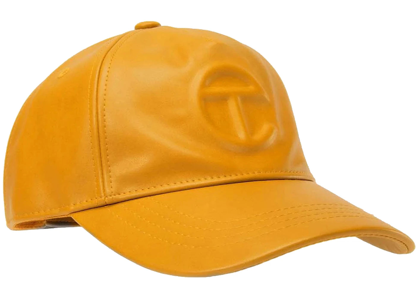 Telfar Logo Embossed Hat Mustard