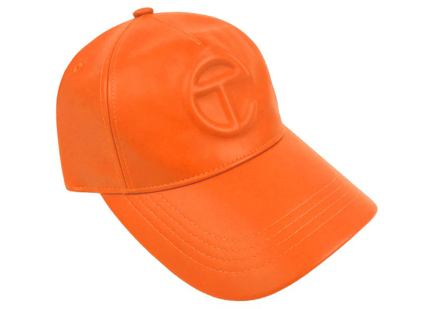 Telfar Logo Embossed Hat Orange