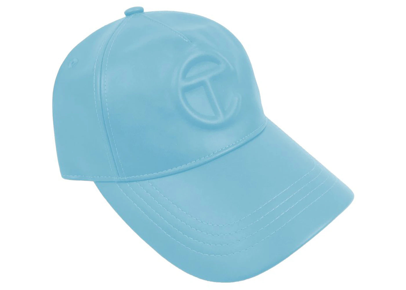 Telfar Logo Embossed Hat Pool Blue