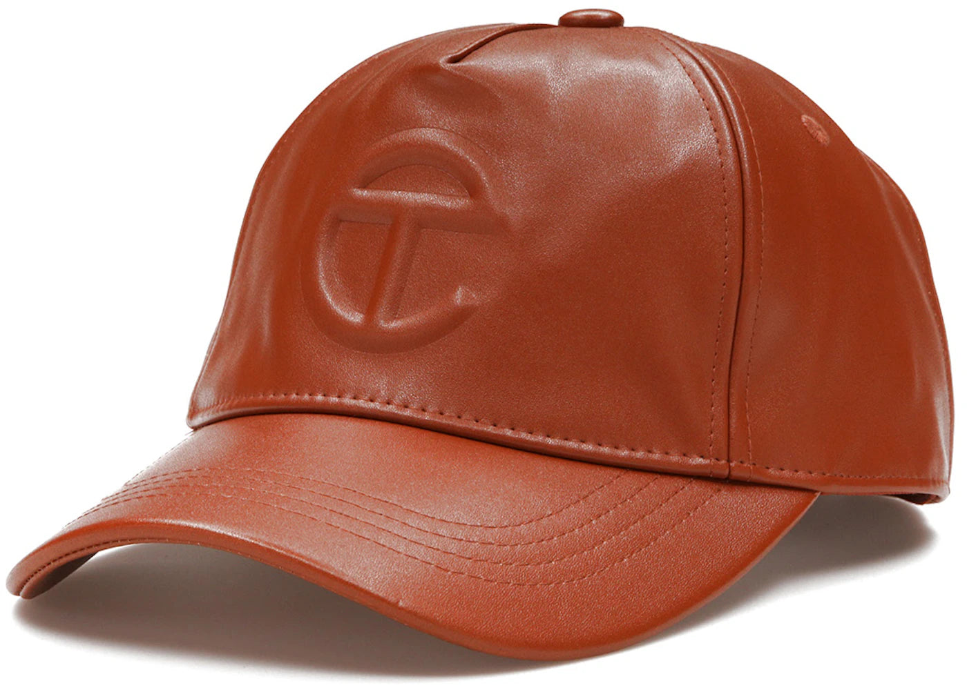 Telfar Logo Embossed Hat Tan