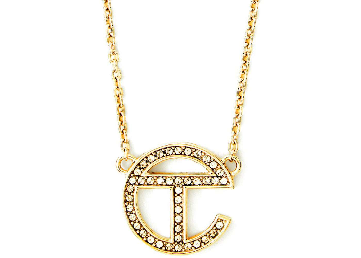 Telfar Logo Pendant Gold