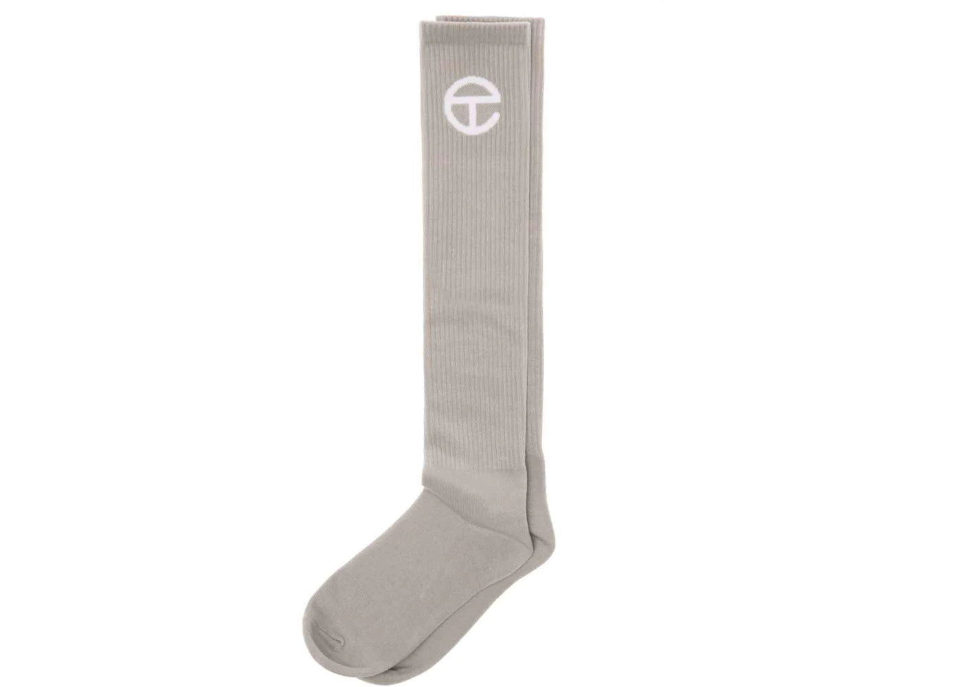 Telfar Logo Socks Grey