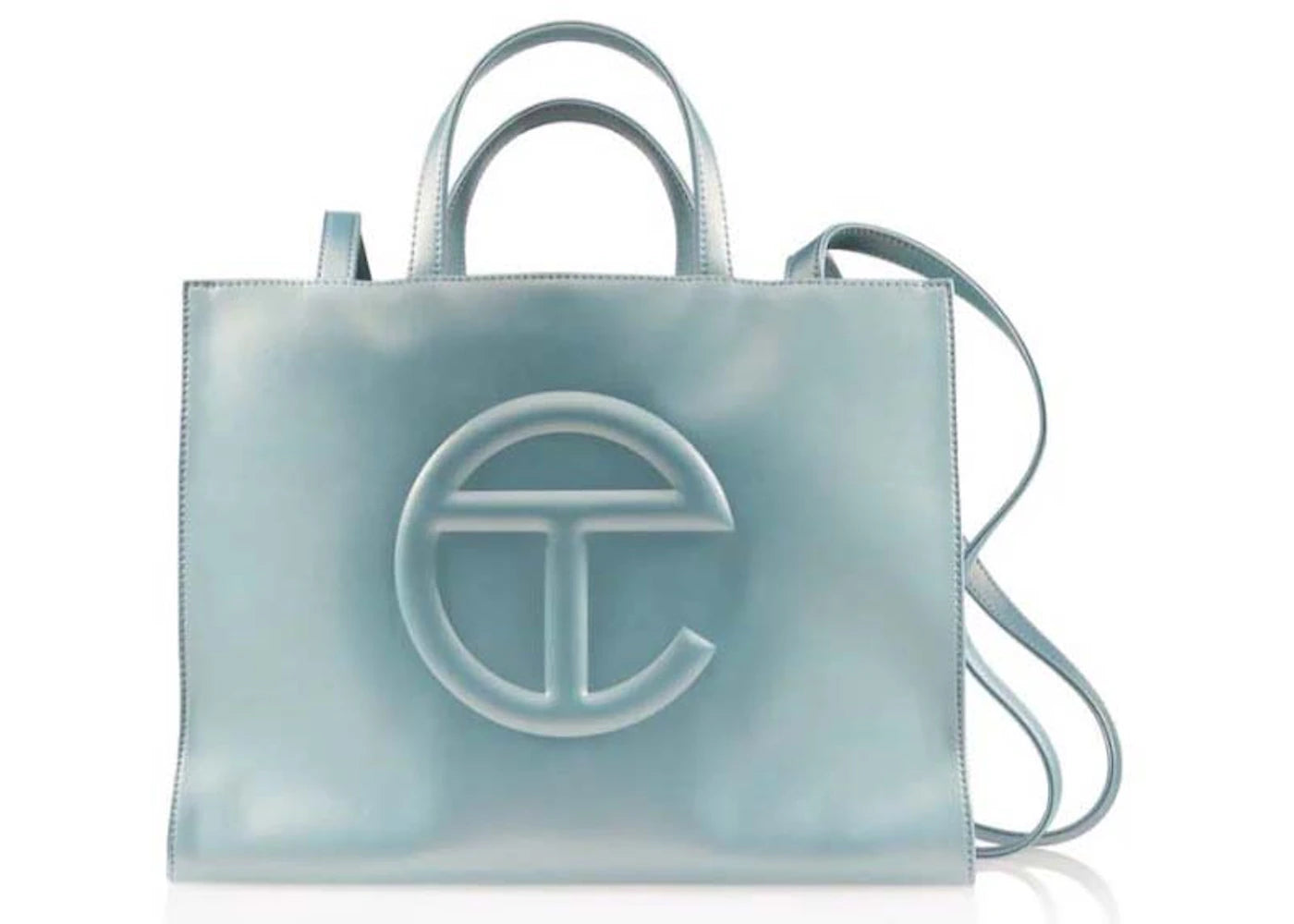 Telfar Medium Shopping Bag Blue Ray