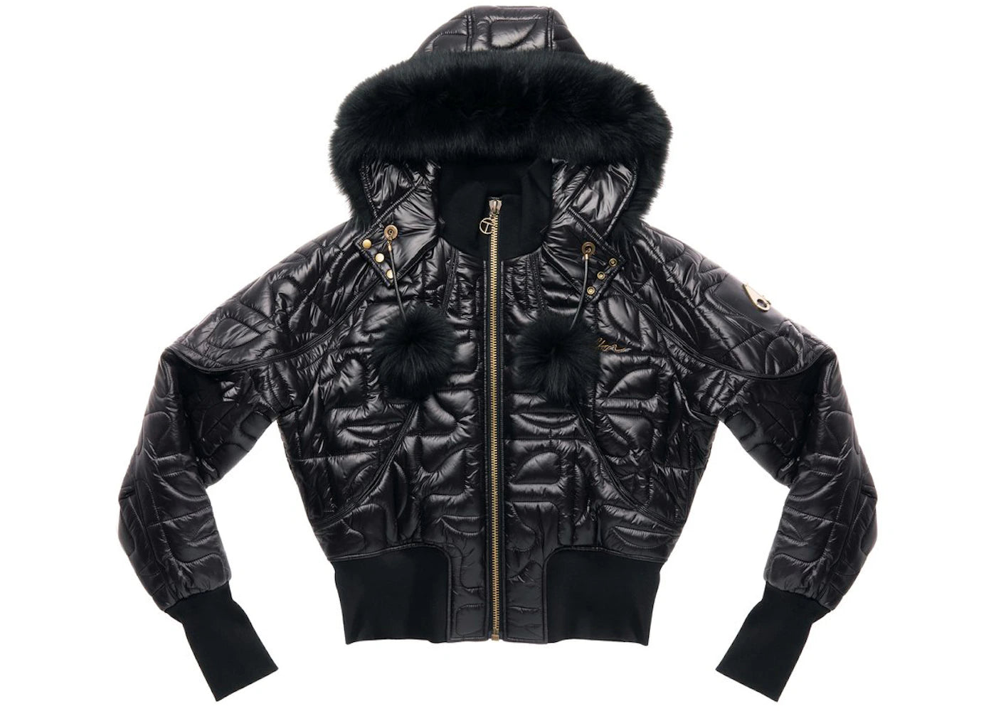 Telfar Moose Knuckles x Telfar Quilted Bomber Black/Fox