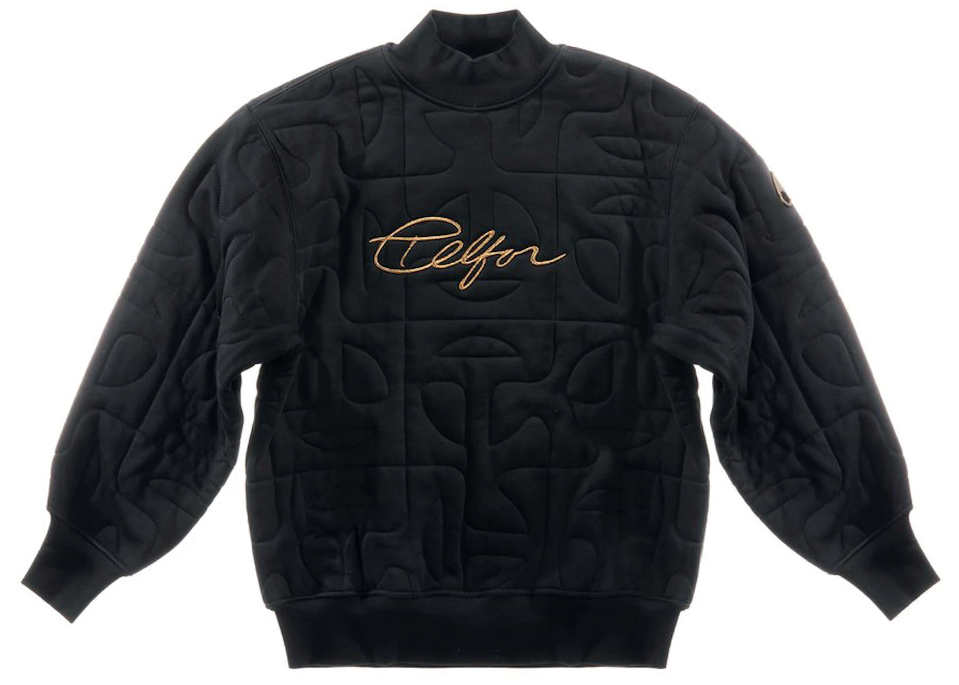 Telfar Moose Knuckles x Telfar Quilted Mockneck Black