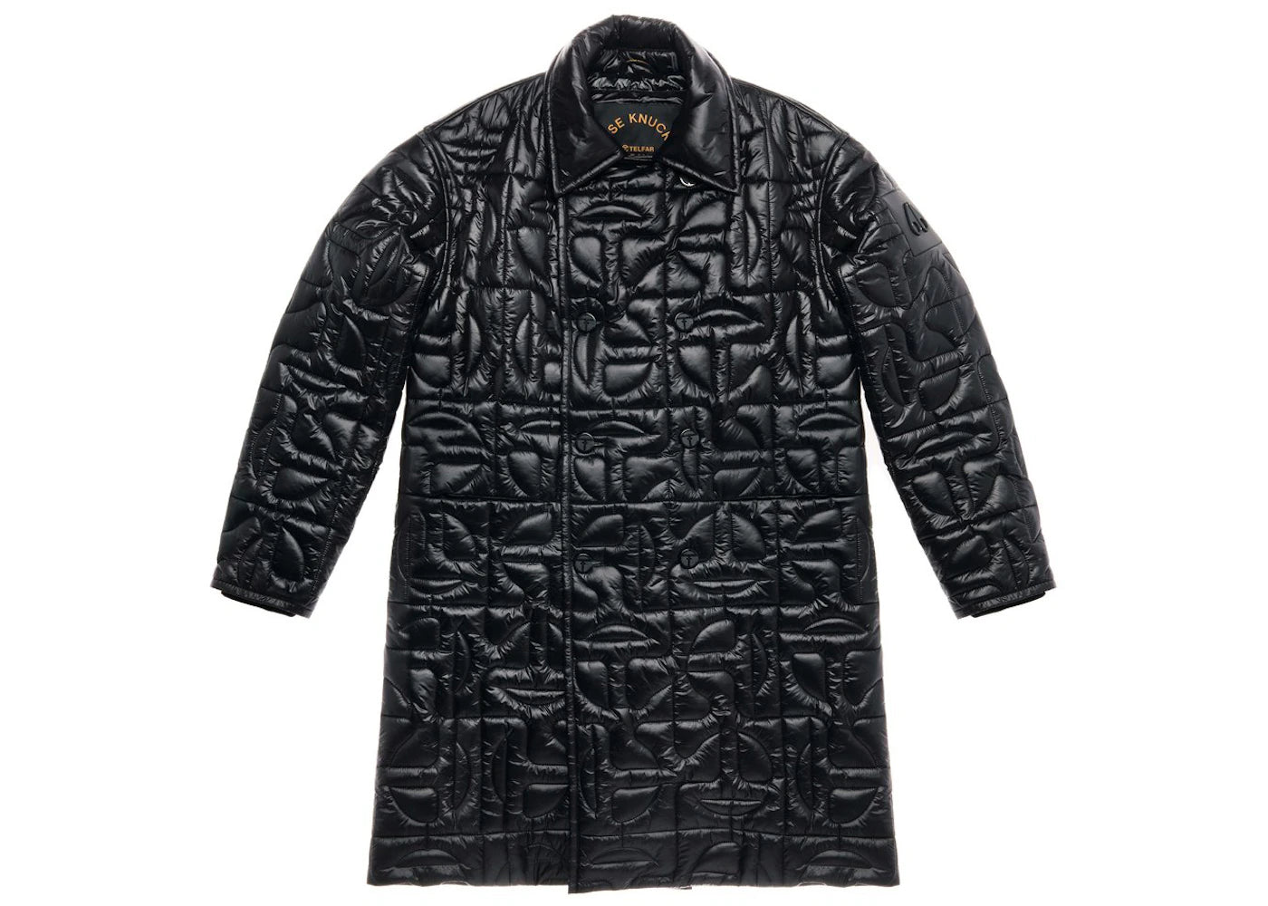 Telfar Moose Knuckles x Telfar Quilted Peacoat Black