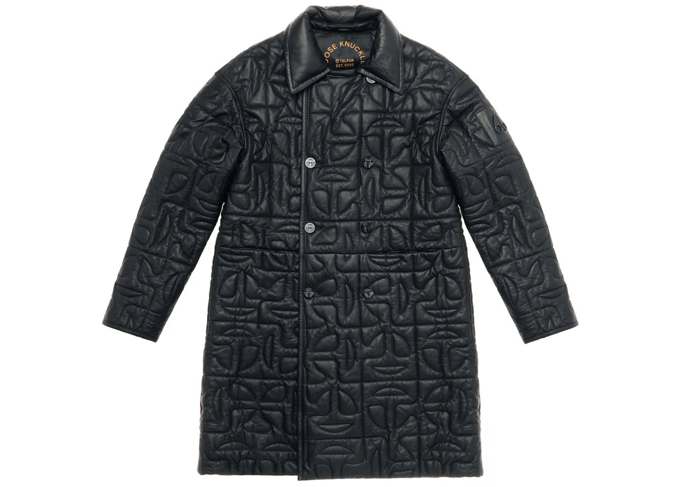 Telfar Moose Knuckles x Telfar Quilted Peacoat Leather