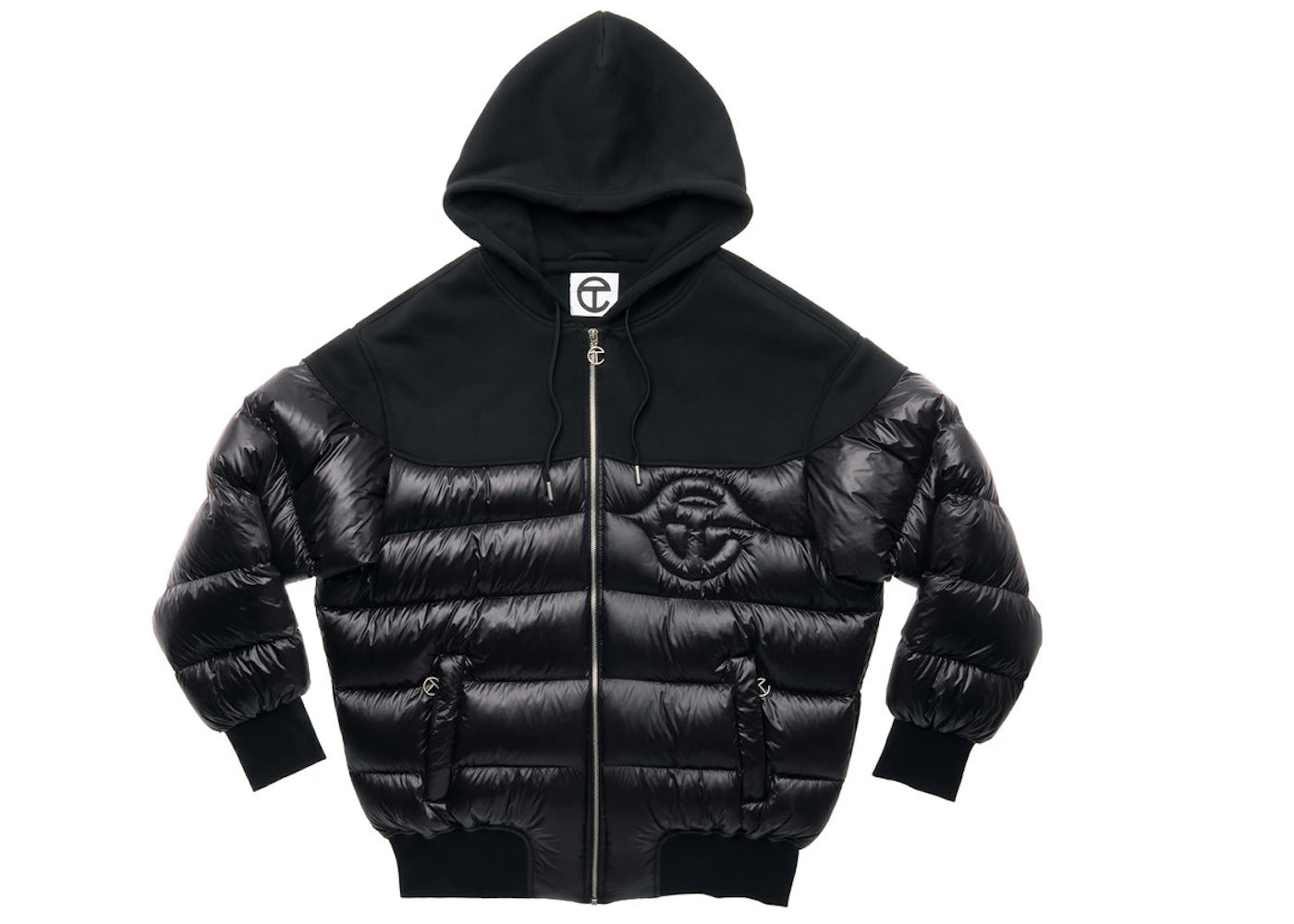Telfar Puff Hoodie Black