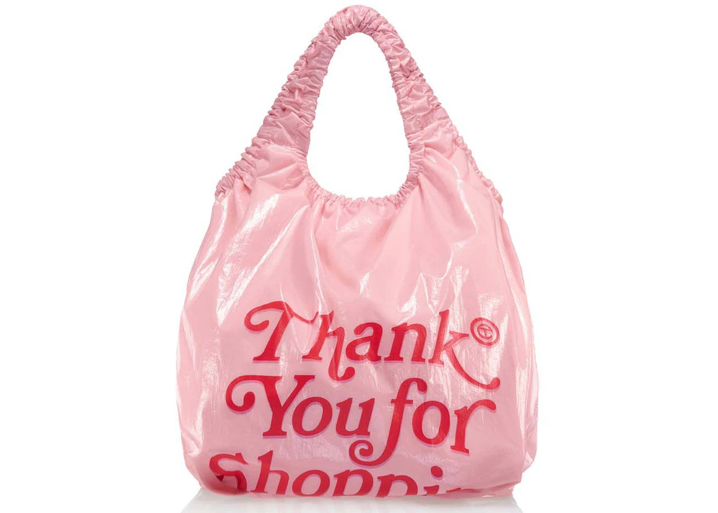 Telfar Regular Thank You Plastic Bag Pink