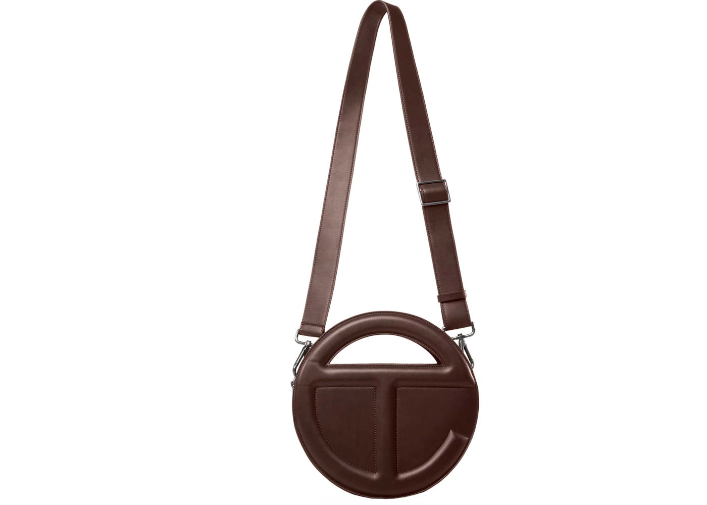 Telfar Round Circle Bag Chocolate