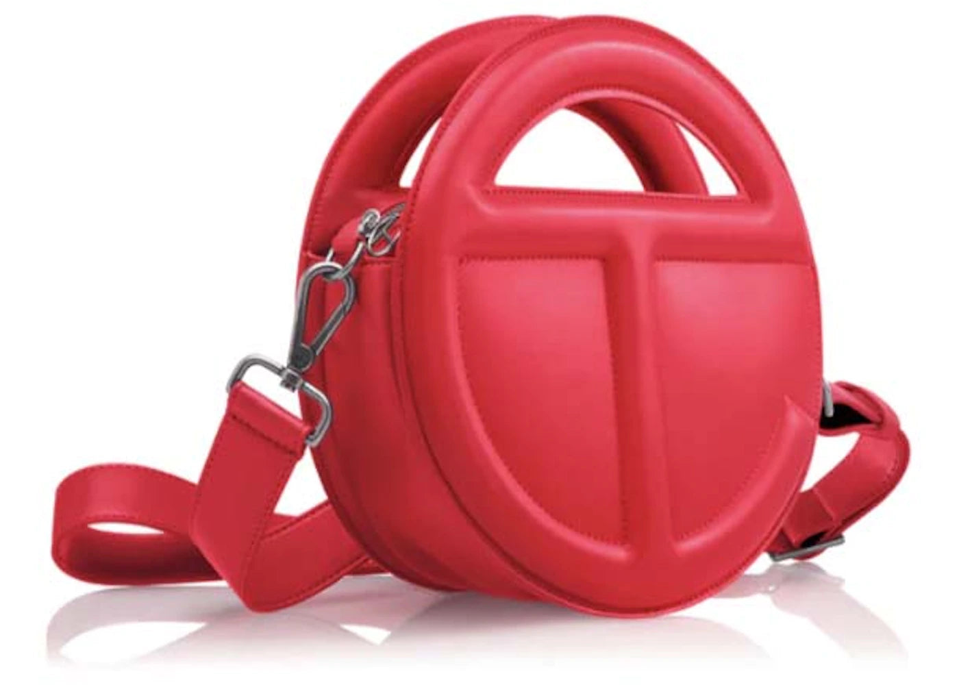 Telfar Round Telfar Circle Bag Red