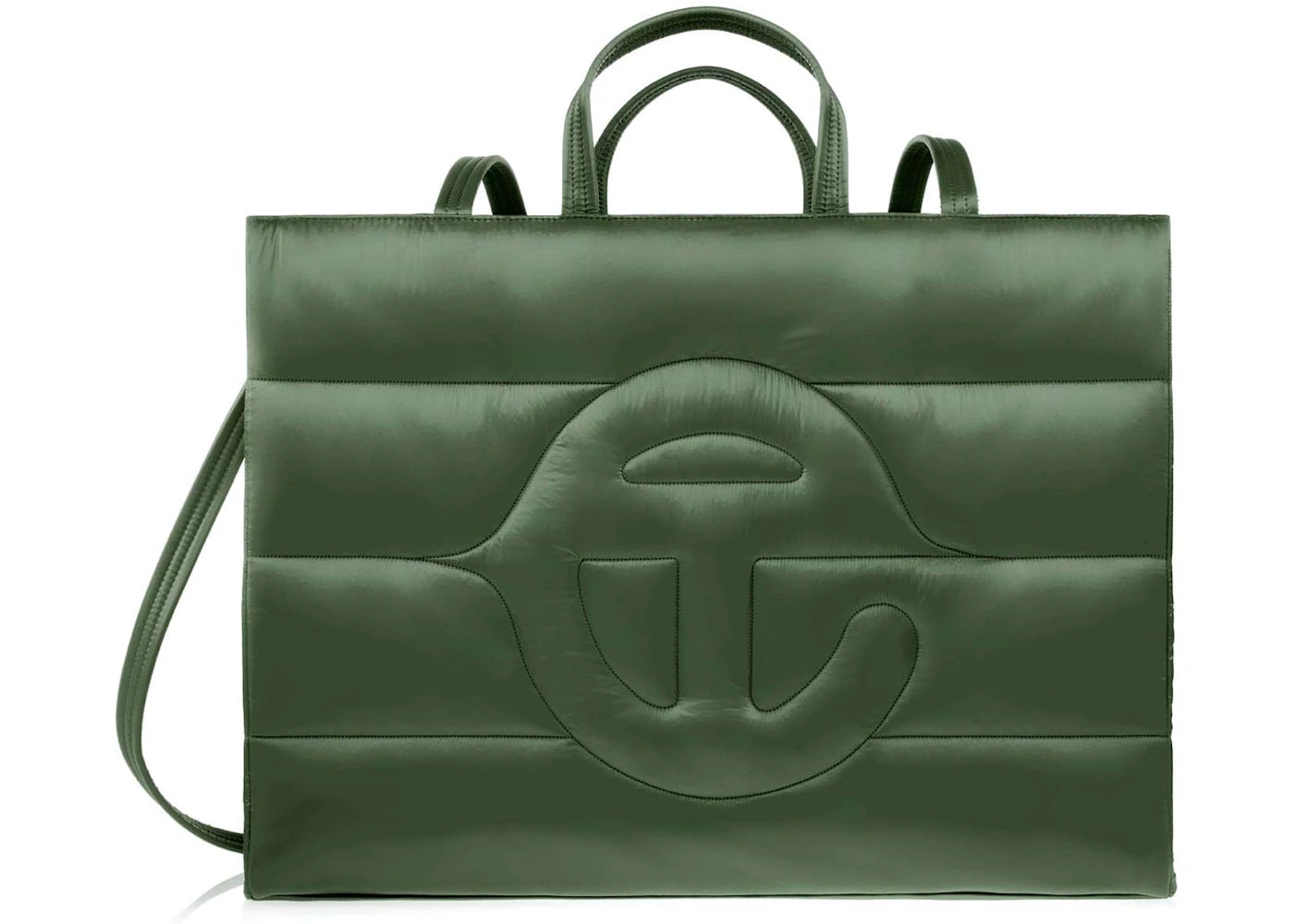 Telfar Large Puff Shopper Green