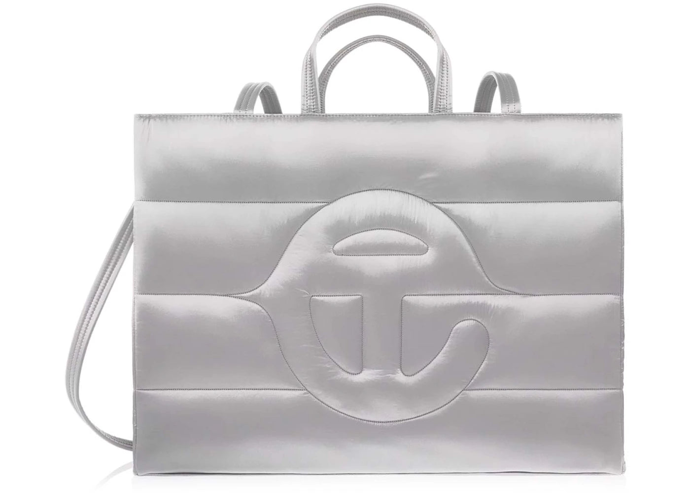 Telfar Large Puff Shopper Grey