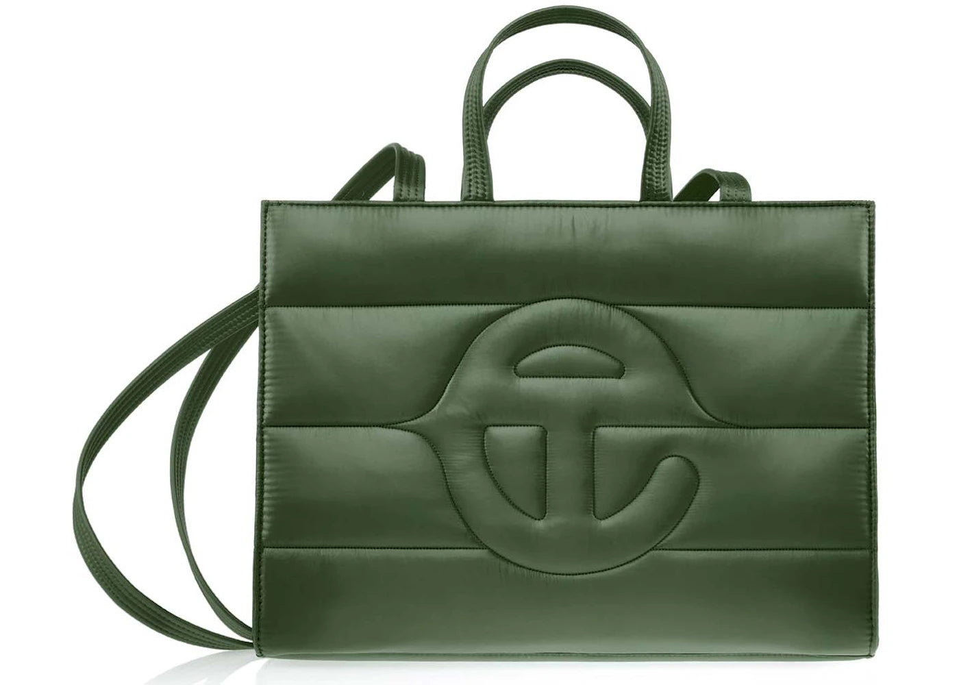 Telfar Medium Puff Shopper Green