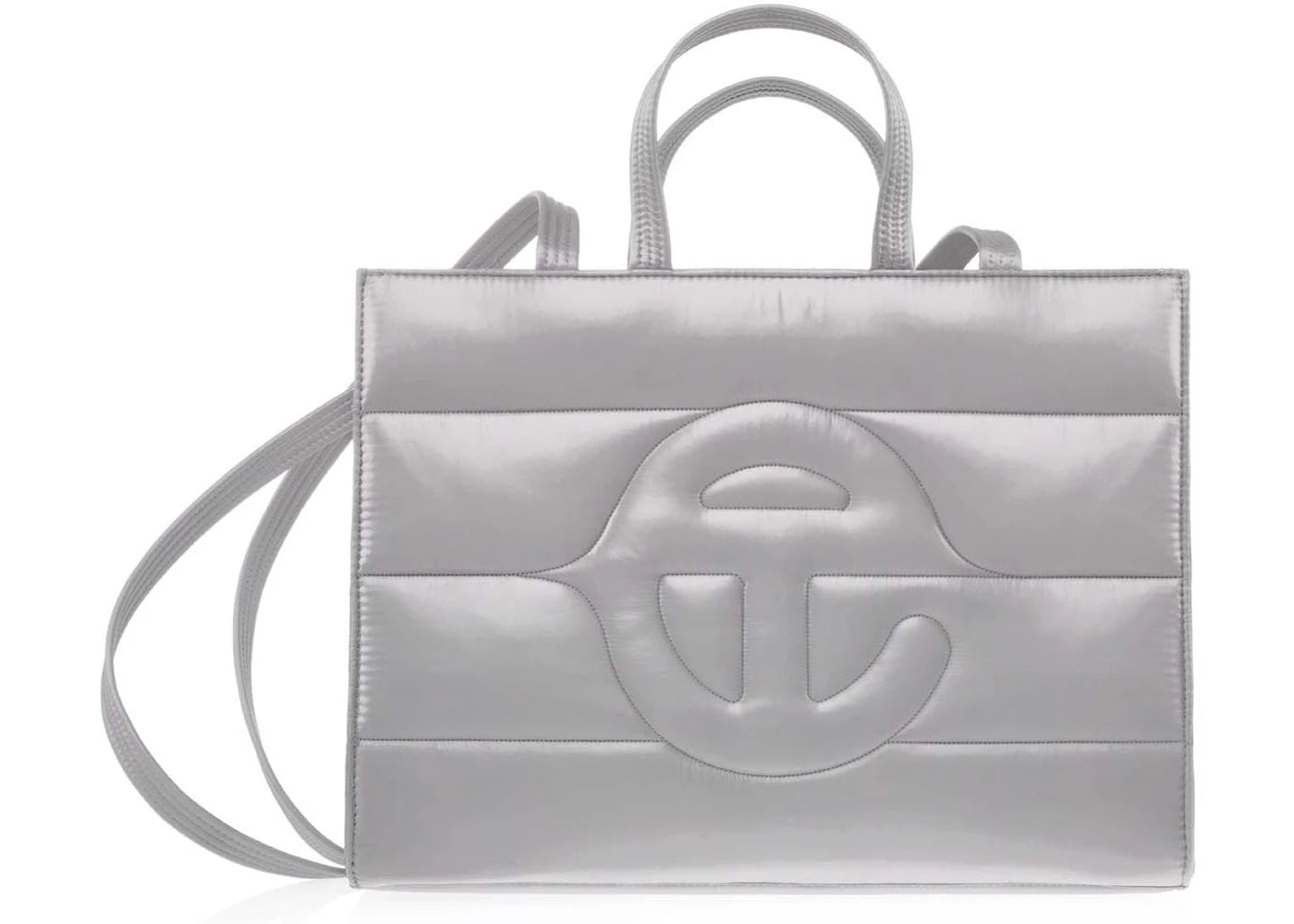 Telfar Medium Puff Shopper Grey