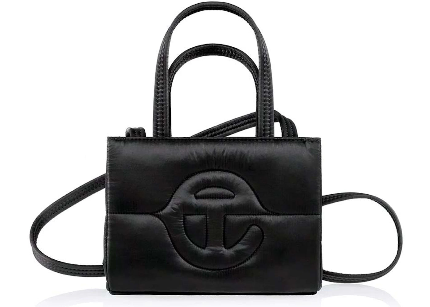 Telfar Small Puff Shopper Black