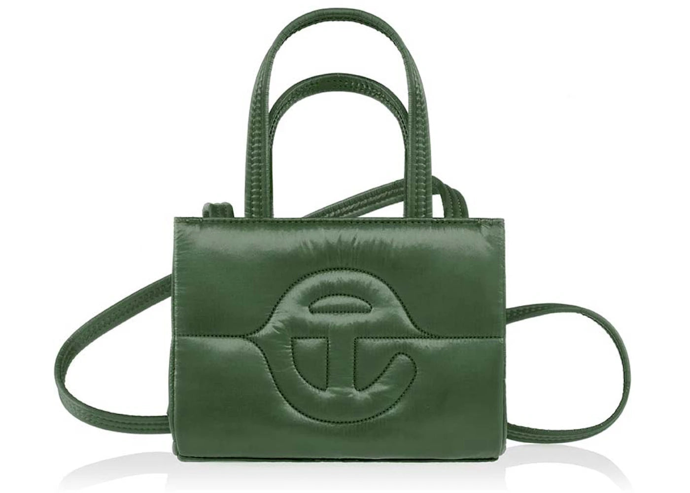 Telfar Small Puff Shopper Green