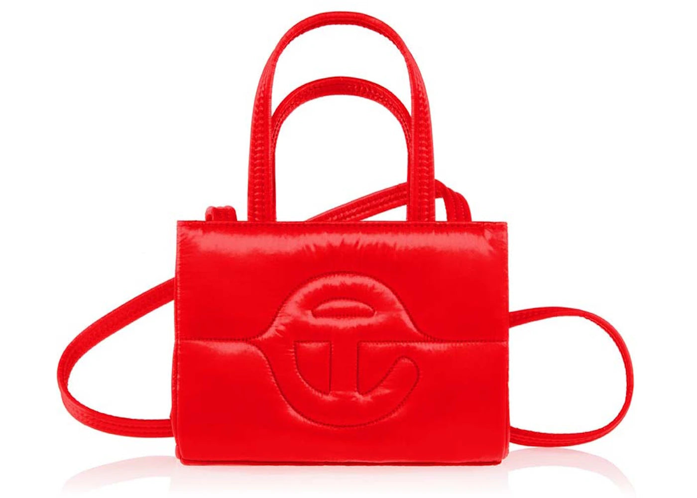 Telfar Small Puff Shopper Red