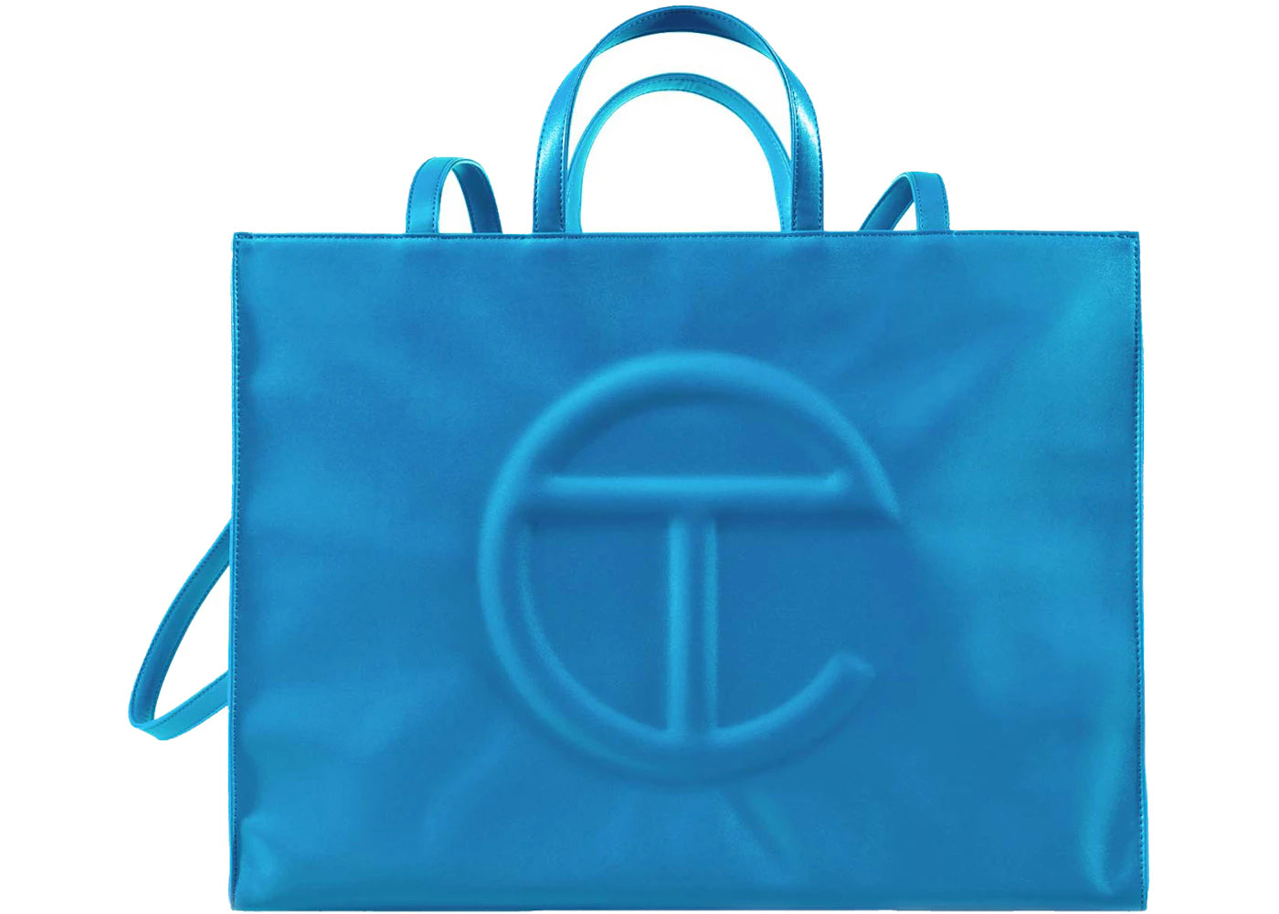 Telfar Shopping Bag Large Cyan