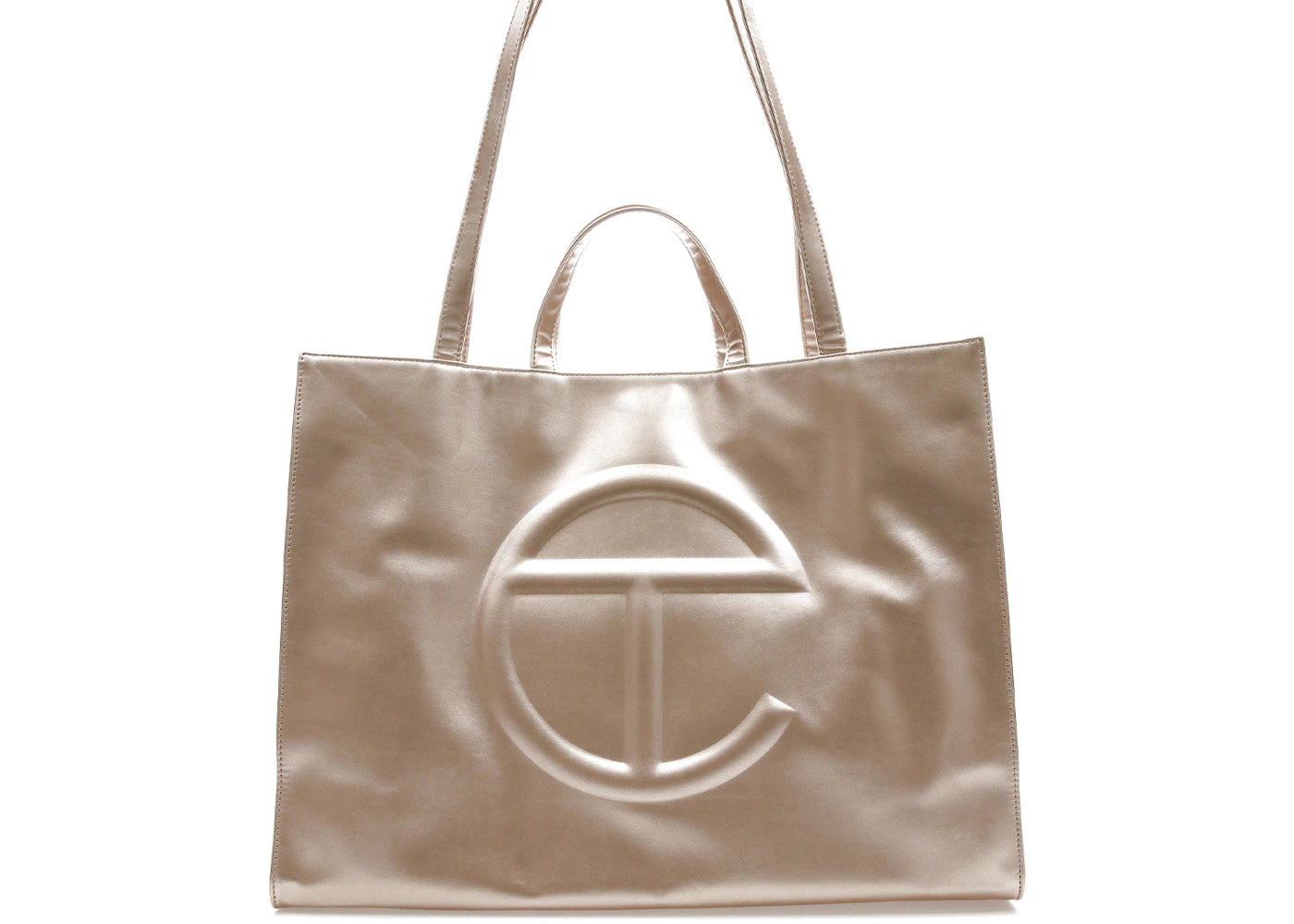 Telfar Shopping Bag Large Gold