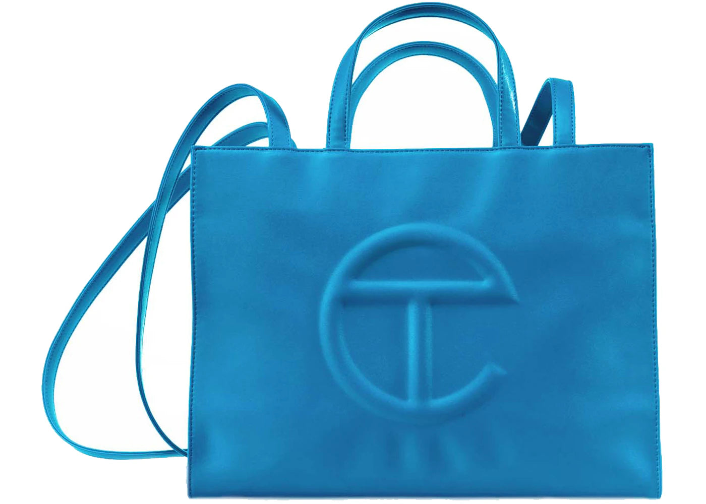 Telfar Shopping Bag Medium Cyan