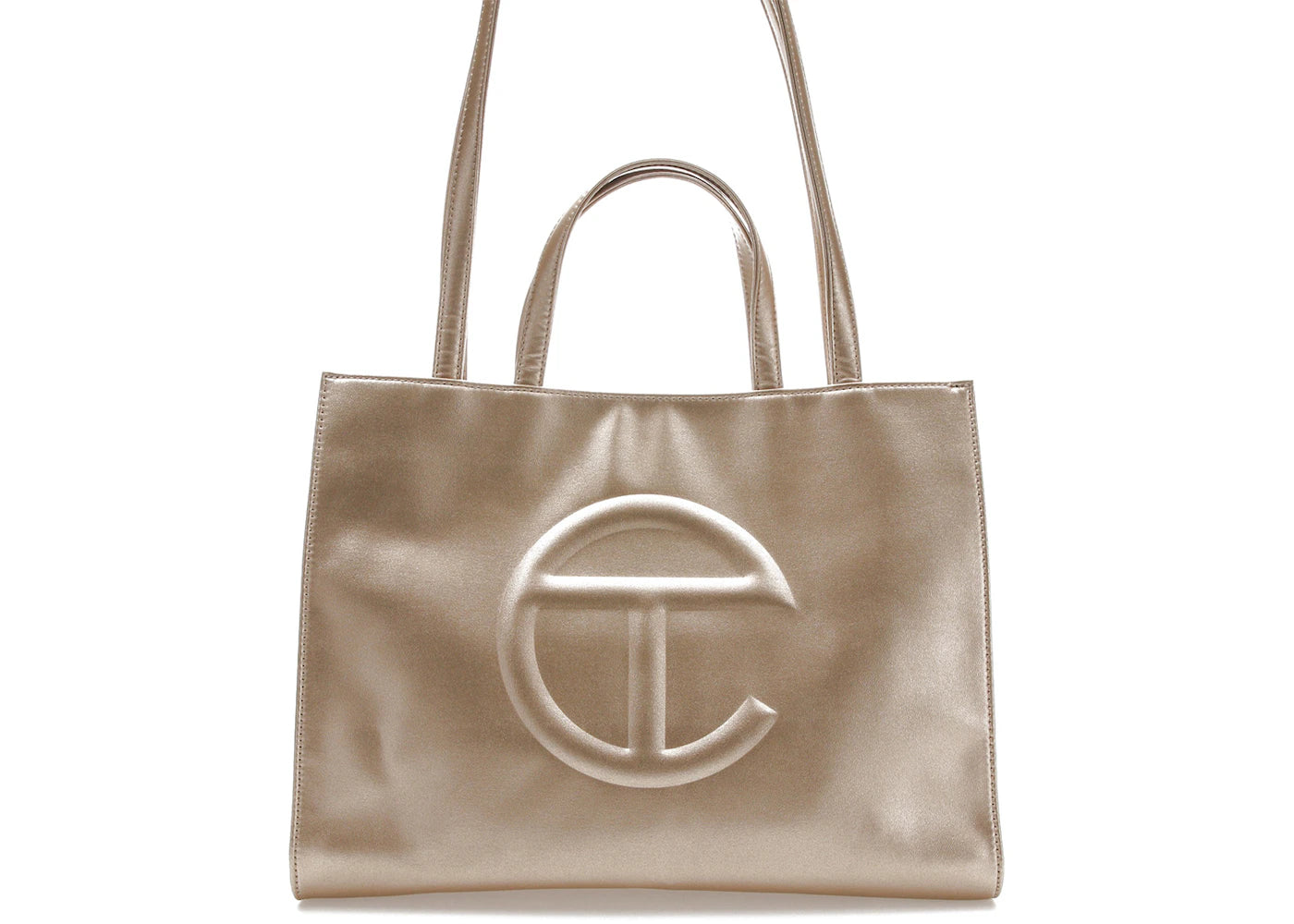 Telfar Shopping Bag Medium Gold